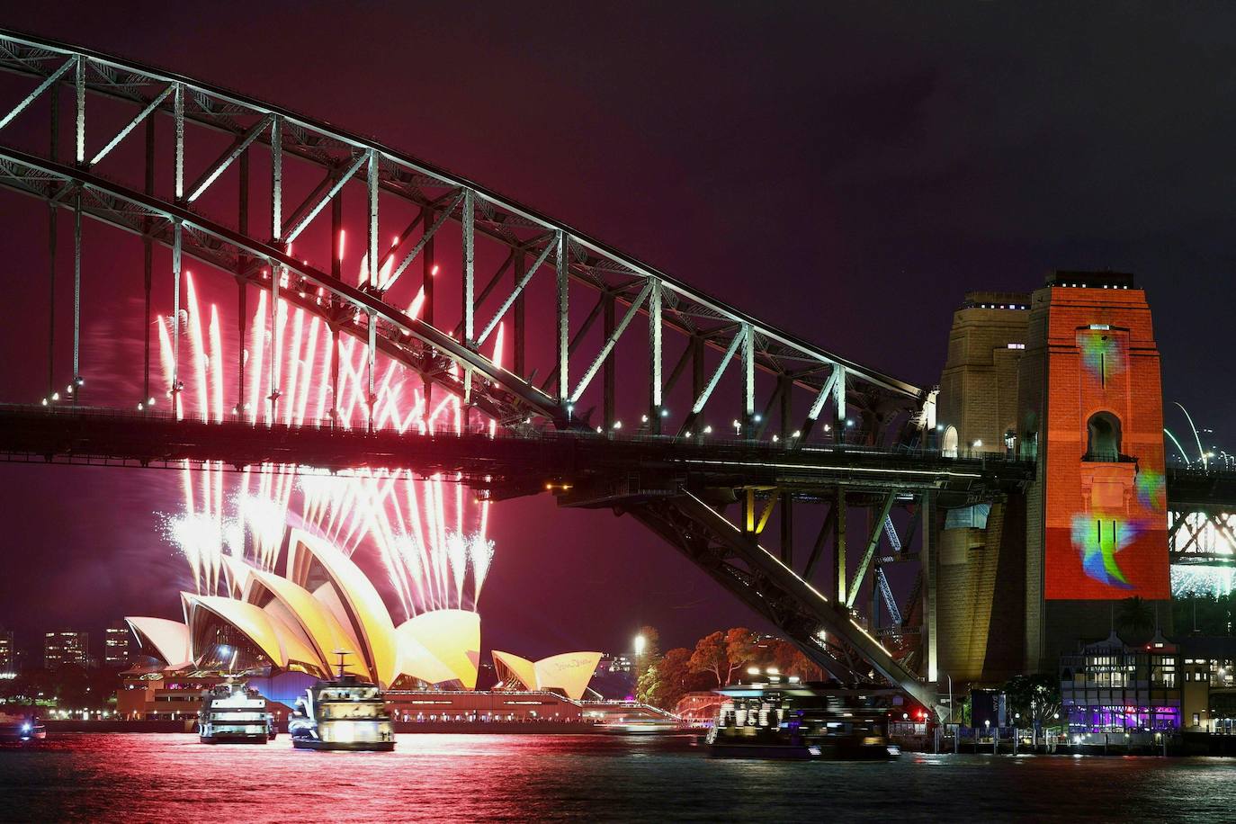 El Vivid Sydney festival llena la ciudad de luz y color