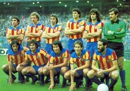 La indumentaria de la Senyera generó tensión en el Bernabéu en 1977.