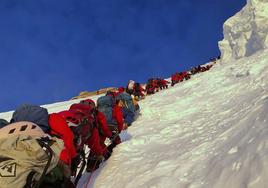 Una expedición al Everest, en una imagen de archivo.