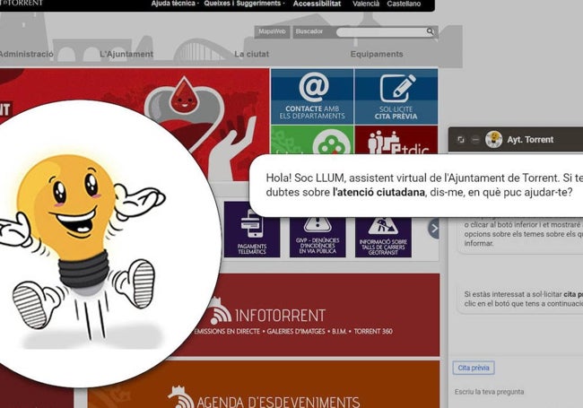 Asistente virtual web del ayuntamiento de Torrent.