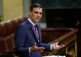 El presidente del Gobierno, Pedro Sánchez,.