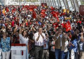 Mitin del PSOE en Valencia.