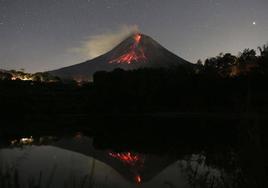 La impresionante erupción del volcán Popocatépetl