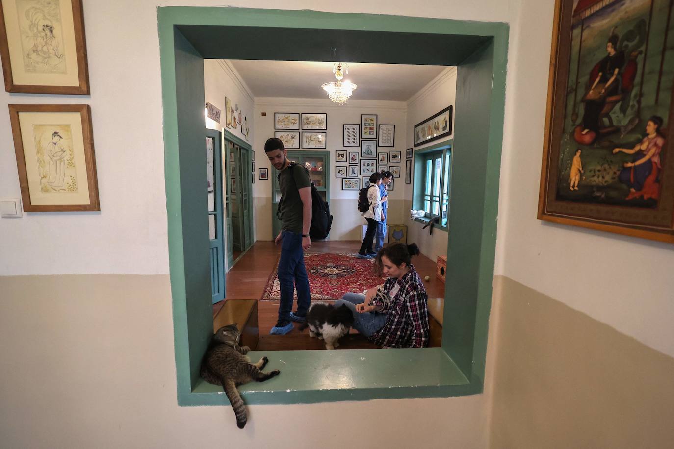 El museo con gatos de Teherán