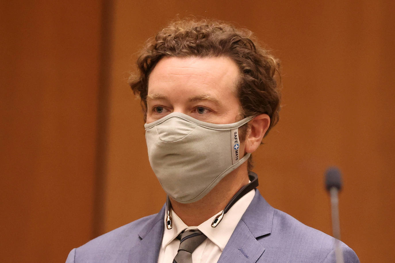 Danny Masterson durante una de las audiencias celebradas en 2020.