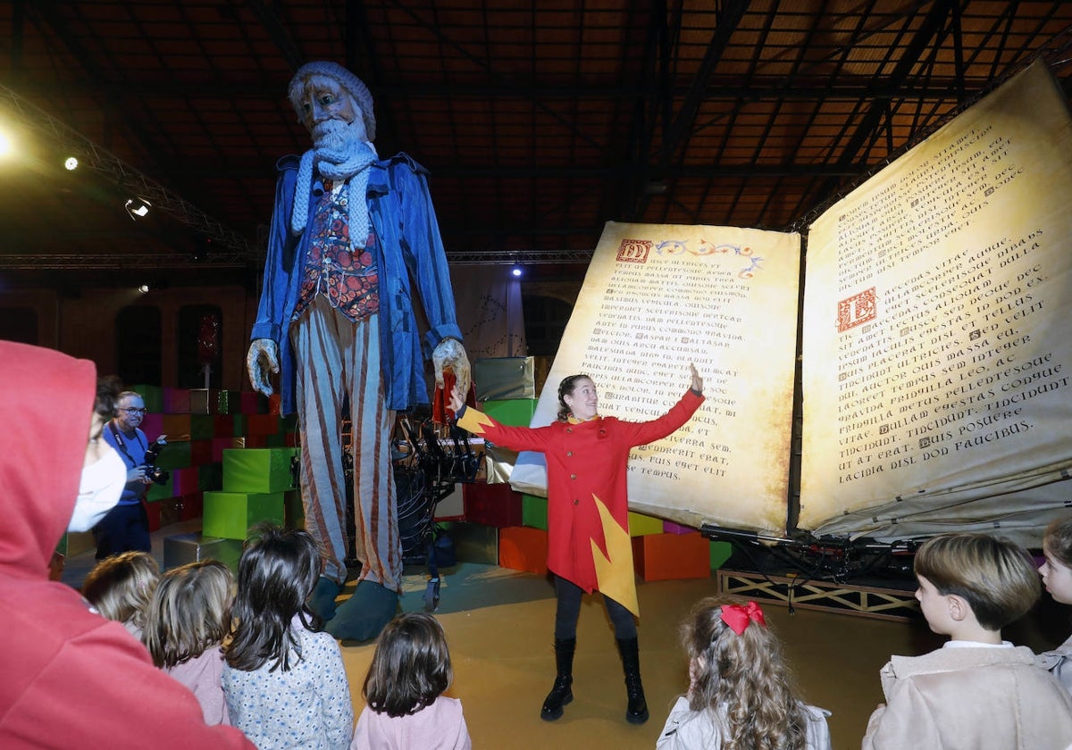 Una animación infantil, en el Parque Central, las pasadas Navidades.