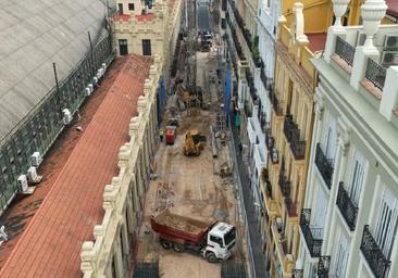 Valencia se abre en canal para construir el gran cañón peatonal subterráneo