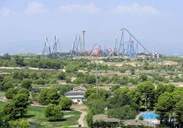 Vista panorámica de Port Aventura en una imagen de archivo