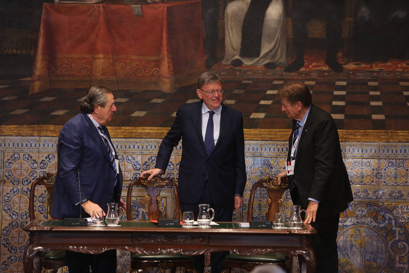 Premios Nobel reunidos en Valencia junto al resto de jurados de los Premios Rei Jaume I