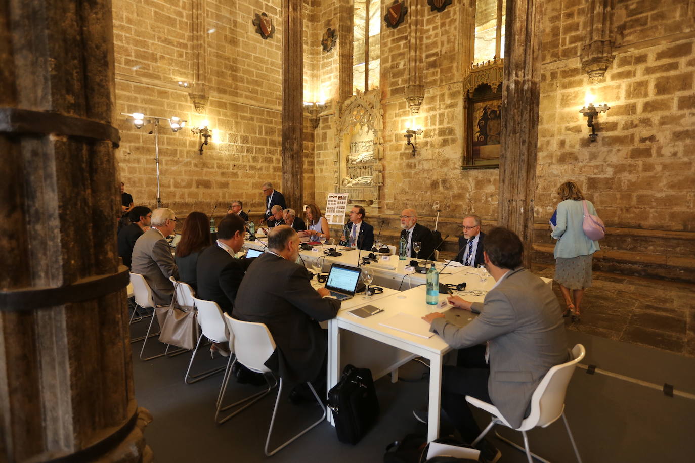 Premios Nobel reunidos en Valencia junto al resto de jurados de los Premios Rei Jaume I