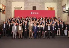 Premios Nobel reunidos en Valencia junto al resto de jurados de los Premios Rei Jaume I