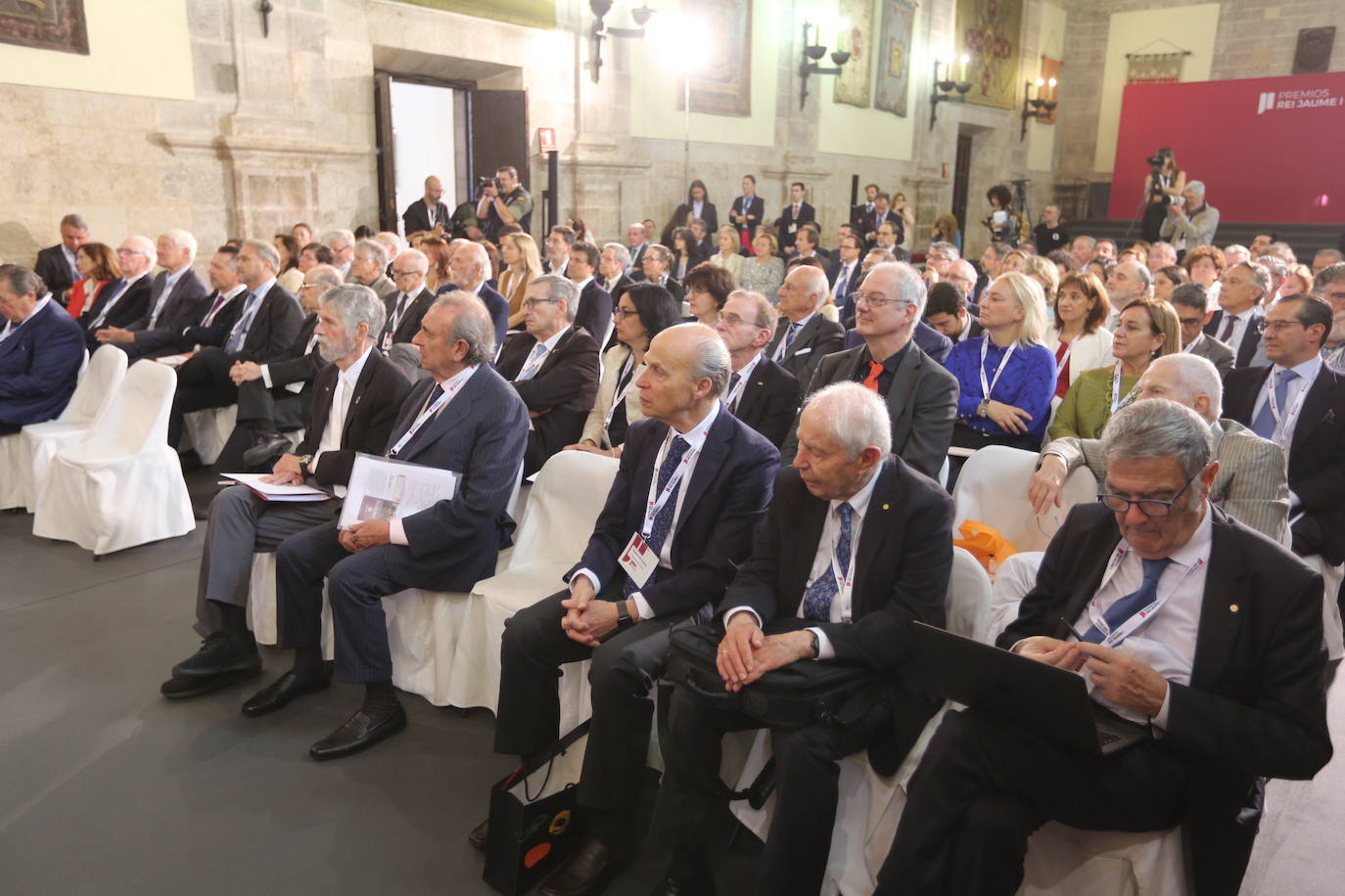 Premios Nobel reunidos en Valencia junto al resto de jurados de los Premios Rei Jaume I