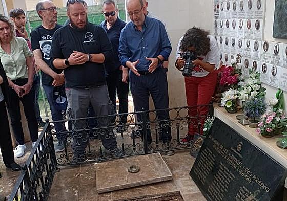 Apertura de la fosa.