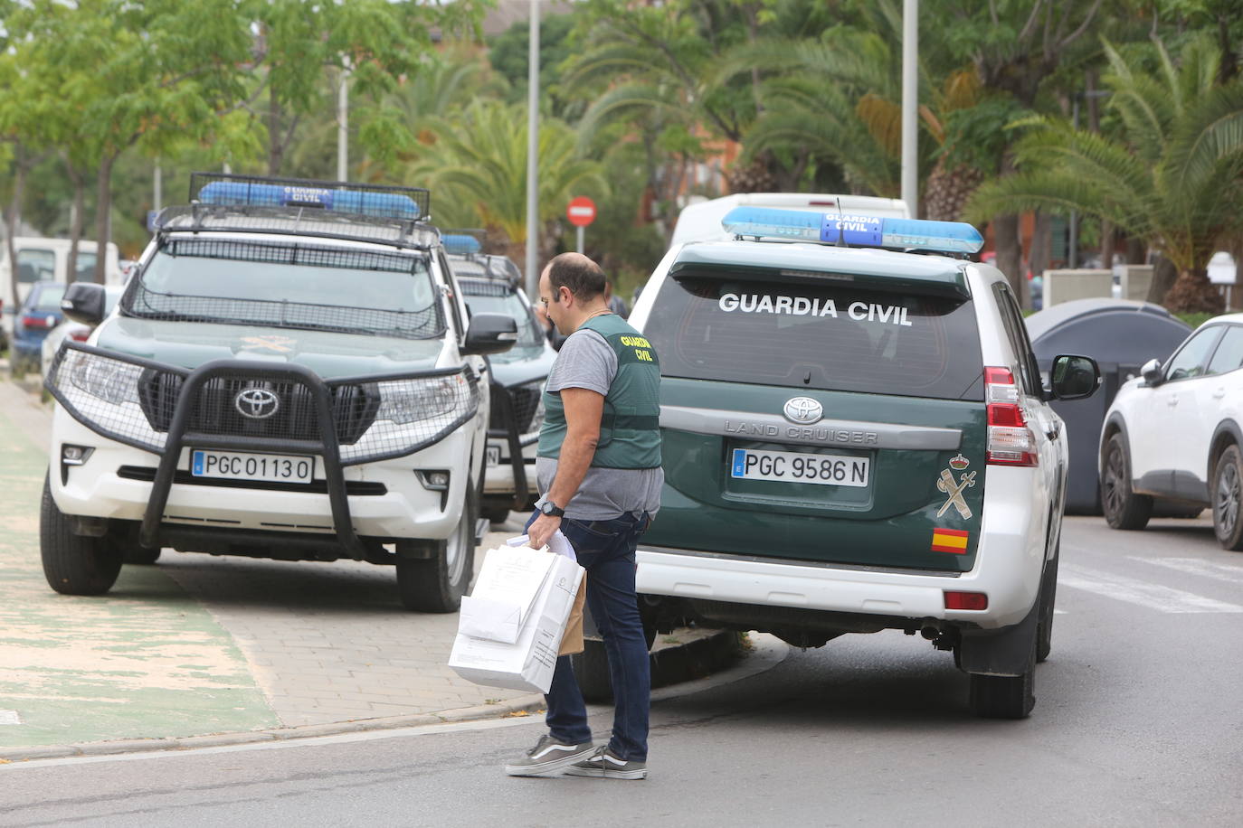 Redada en la Coma contra un grupo delictivo