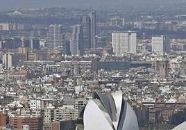Vista de la ciudad de Valencia.