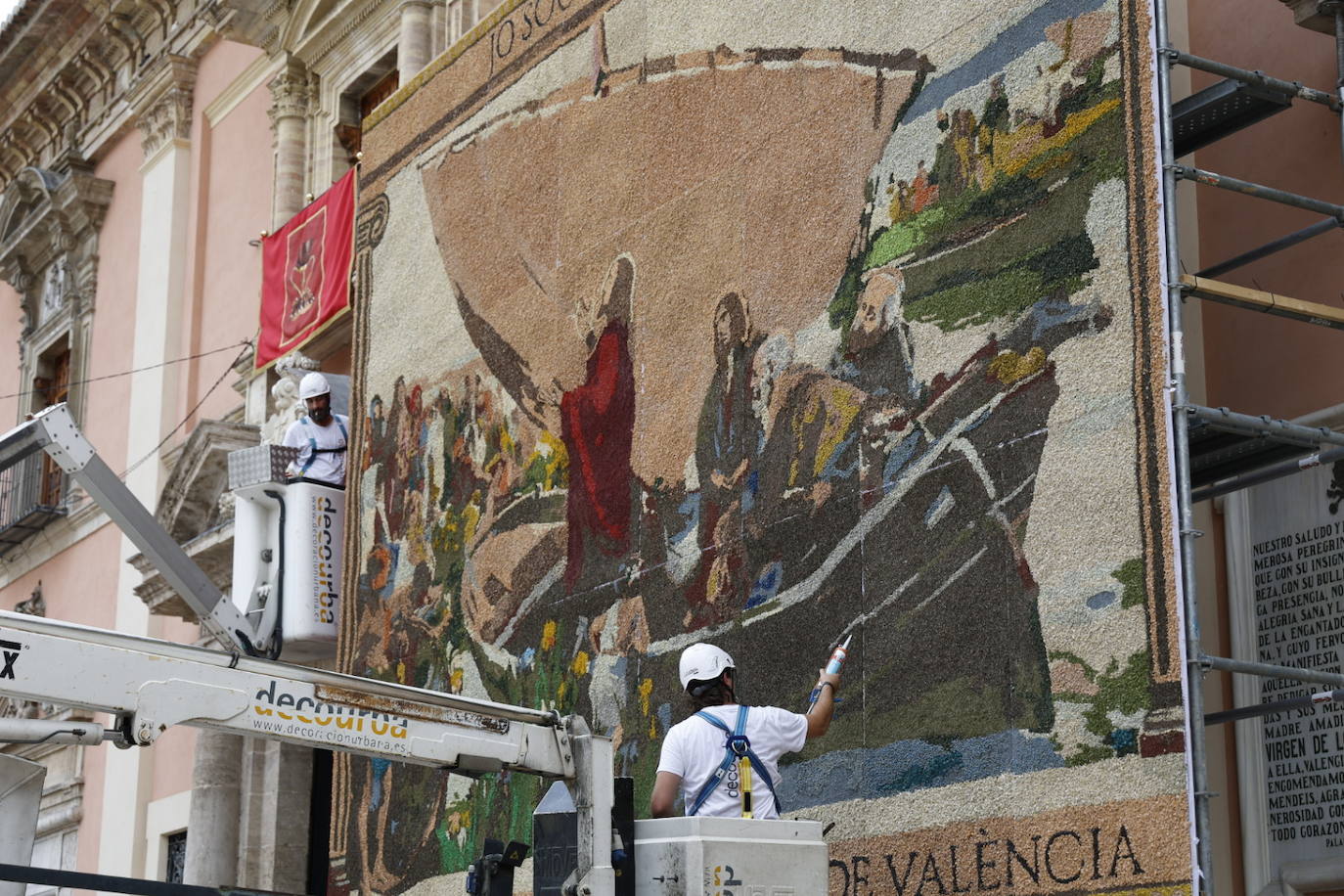 Así es el tapiz del Corpus Christi en Valencia