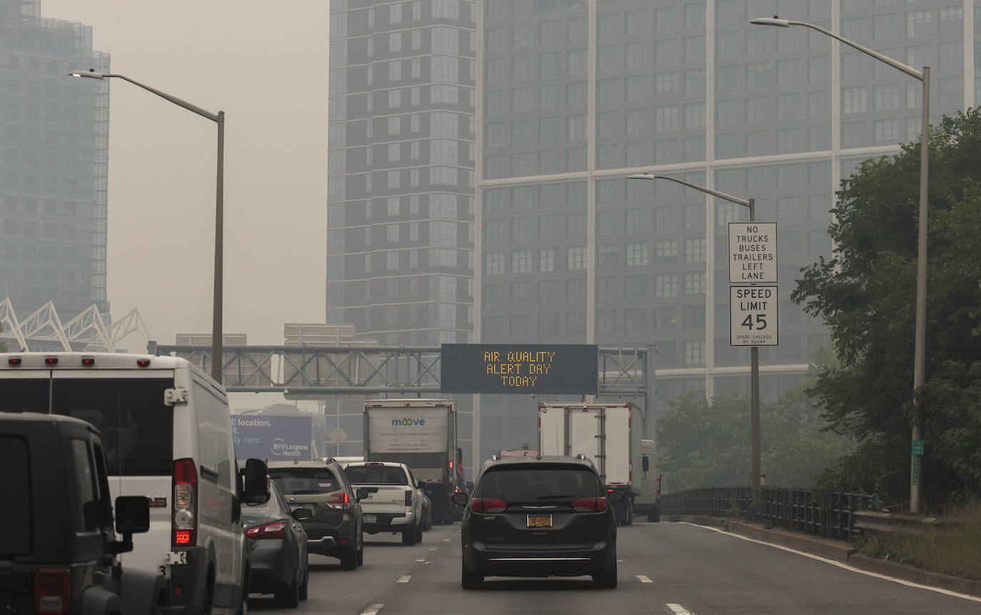 Así ha empeorado el aire de Nueva York por los incendios de Canadá