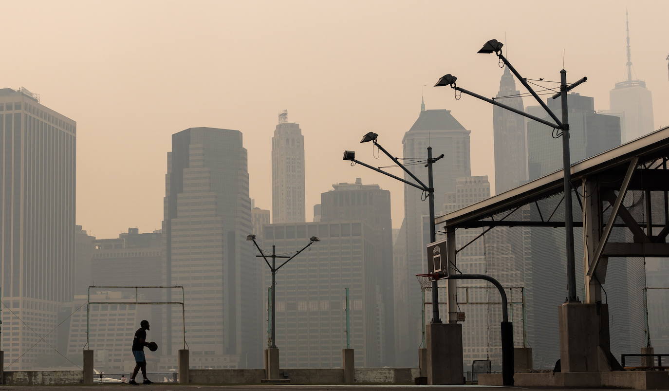 Así ha empeorado el aire de Nueva York por los incendios de Canadá