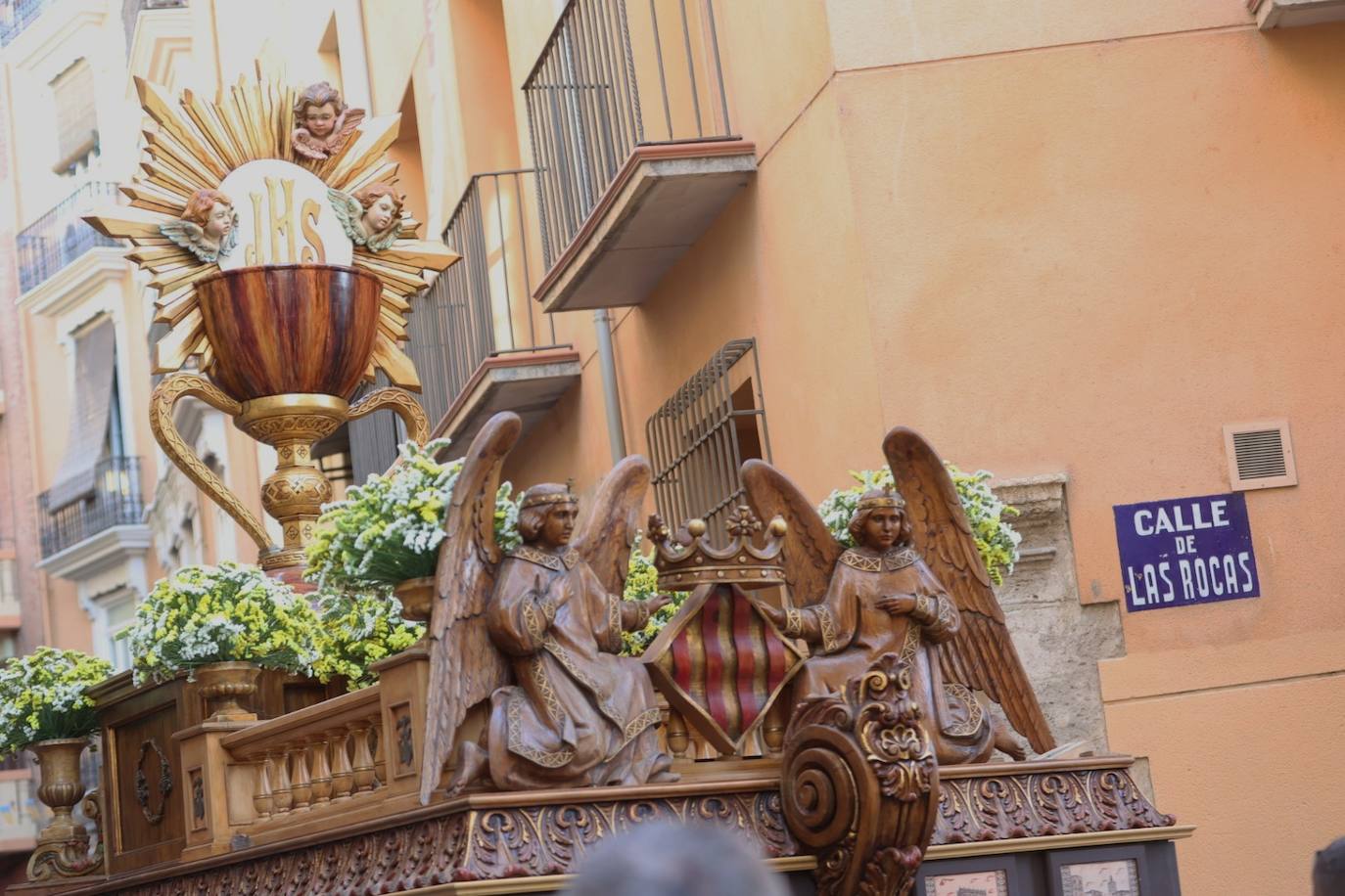 Salida de las Rocas en el Corpus Christi de Valencia