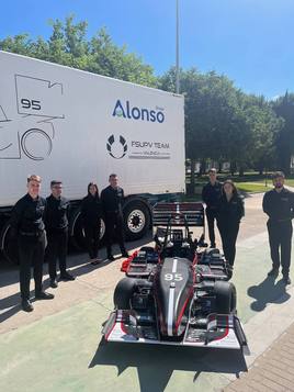 El FSUPV-10, el monoplaza con el que competirá el PSUPV Team.