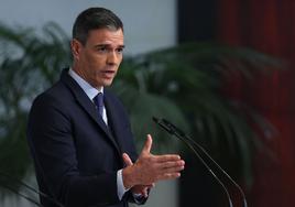 El presidente del Gobierno, Pedro Sánchez.