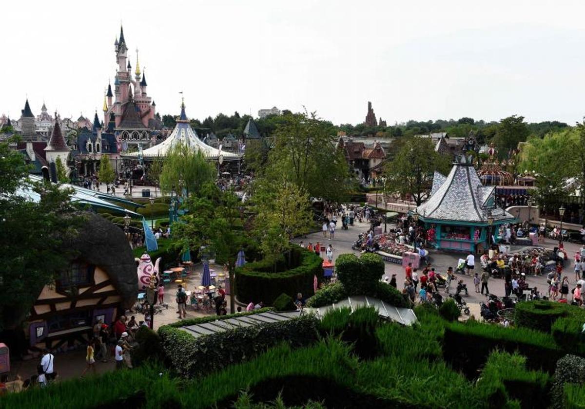 Vista general de Disneyland Paris, en una imagen de archivo.