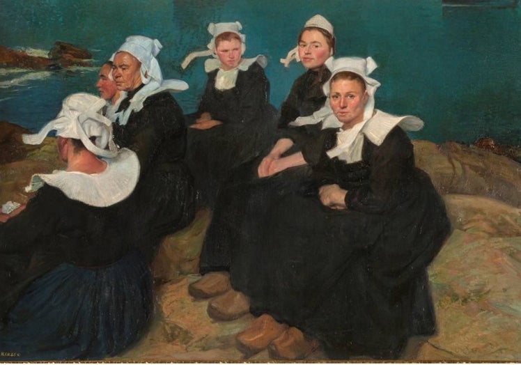 'Pescadoras breytona', obra de la colección del Museo del Prado.