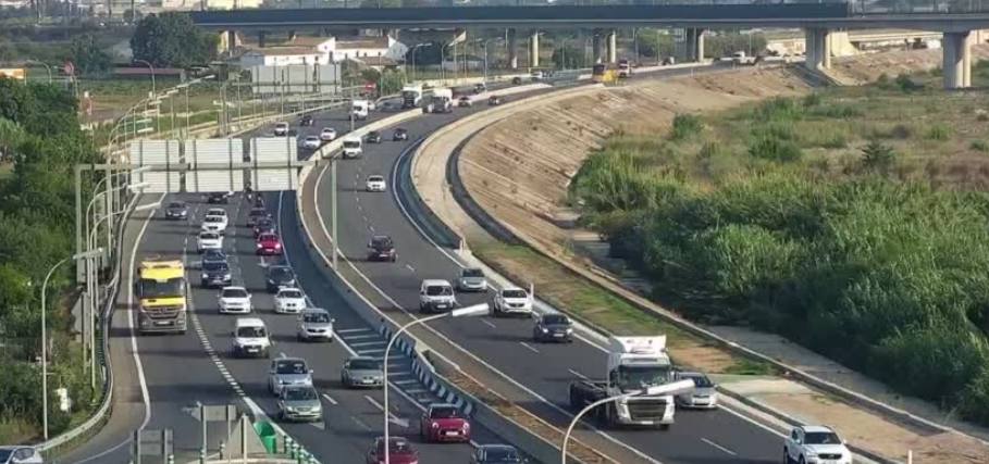 Atascos en la carretera este viernes 16 de junio