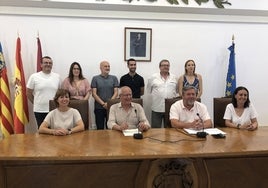 Diez de los doce integrantes del equipo de gobierno de Dénia.