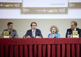 Presentación del libro 'Ricardo Samper. La tragedia de un liberal en la Segunda República' en la que ha participado Jose Maria Aznar.