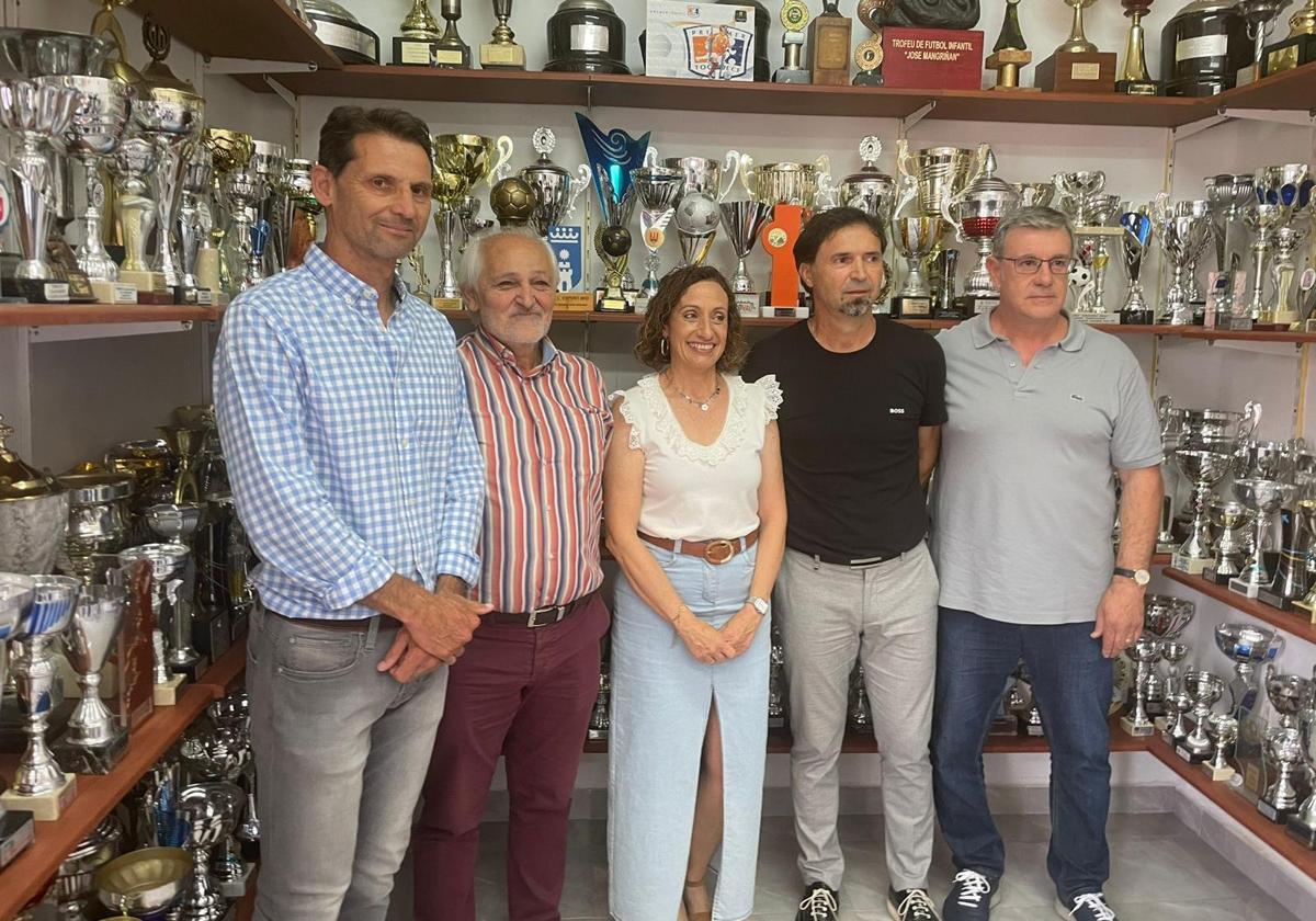 Representantes de la Asociación de Futbolistas del Valencia.