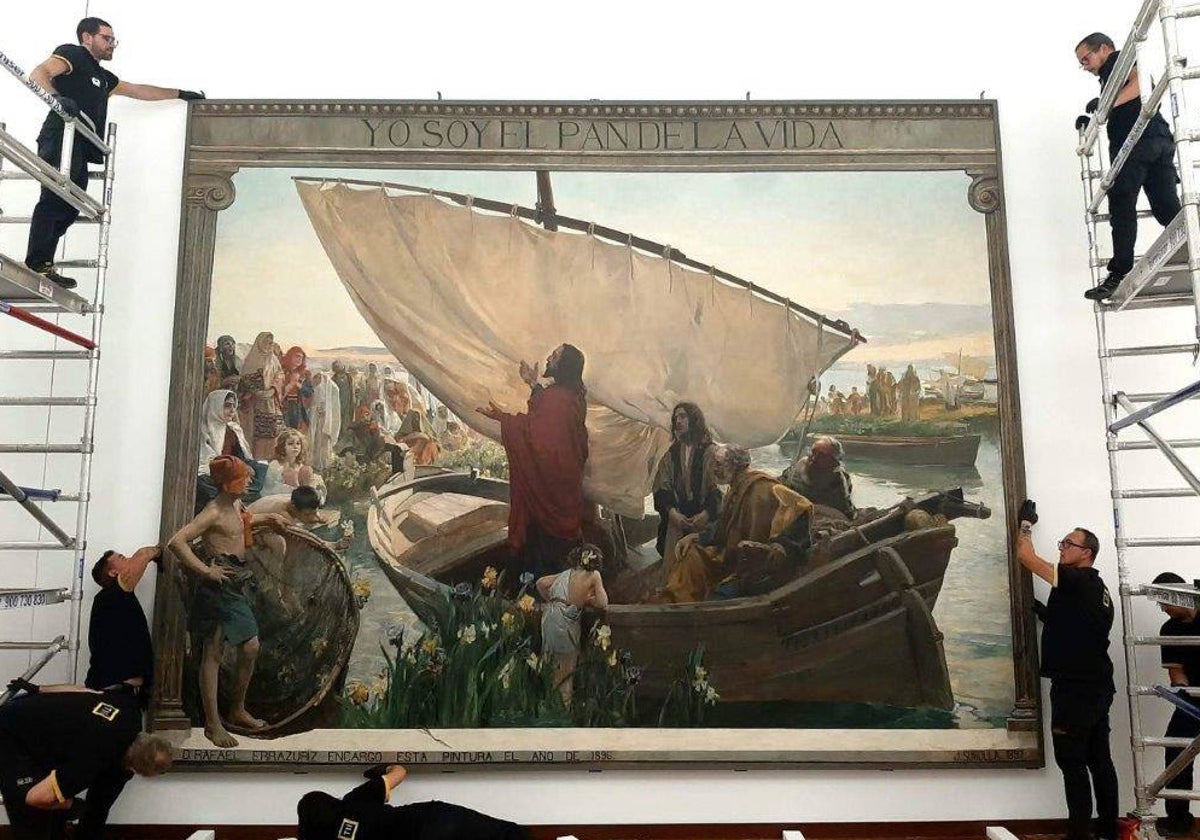 'Yo soy el pan de la vida', en su nueva ubicación en la colección permanente del Museo de Bellas Artes de Valencia.