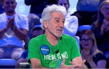 Sergio Pazos durante su aparición en 'Pasapalabra' como invitado