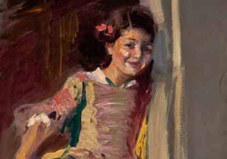 'Pequeña Elena vestida de señorita', otra pieza de Sorolla que se verá por primera vez en público en Dallas.