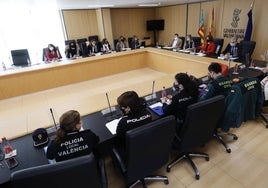 Reunión dela mesa de la violencia de género en la Comunitat.