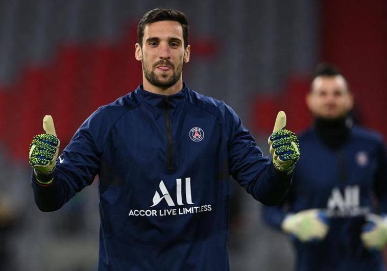 Sergio Rico, portero del PSG.