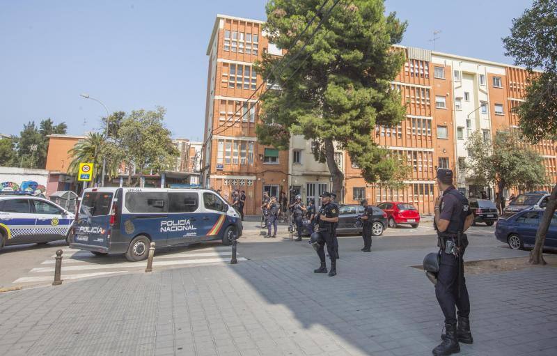 Operación antidroga en la Fuensanta