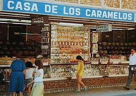 Imagen antigua de La Casa de los caramelos