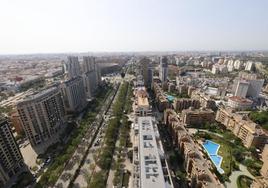 Vista desde la torre Ikon.