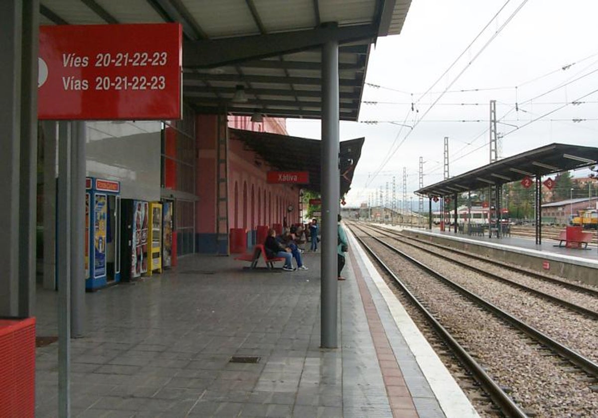 Estación de tren de Xàtiva.