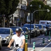 Las primeras medidas en la calle Colón de Valencia: sólo un carril bus y acceso libre desde Porta de la Mar