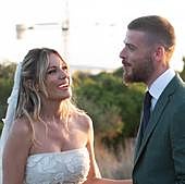 Edurne y De Gea: 'sí quiero' con familia y amigos en Menorca