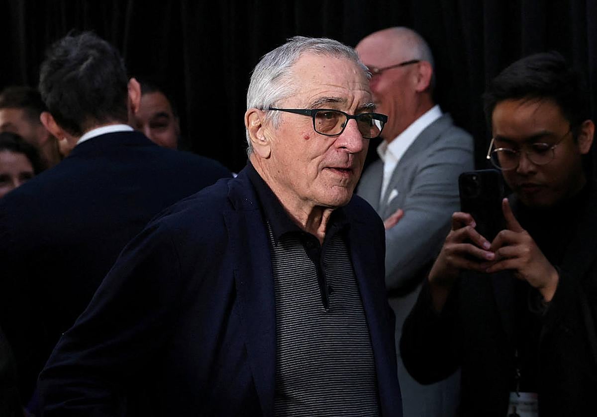 Robert de Niro durante una premiere este año.