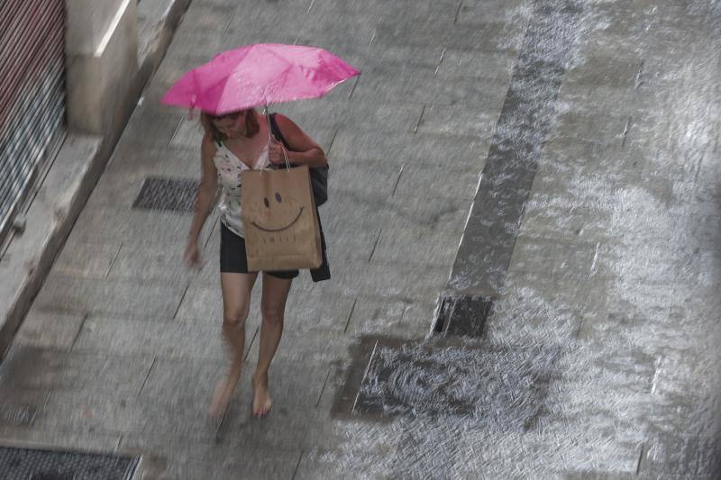 Aemet activa la alerta naranja por lluvias y tormentas en Valencia y Castellón