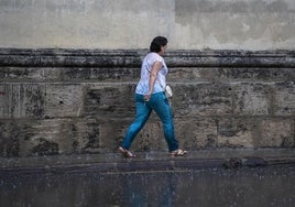 La lluvia sorprendió este lunes en la Comunitat Valenciana.