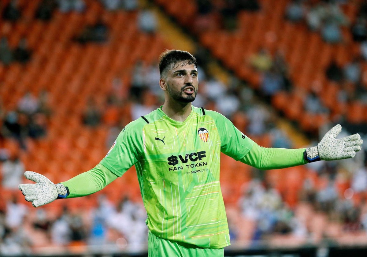 Mamardashvili, en Mestalla.