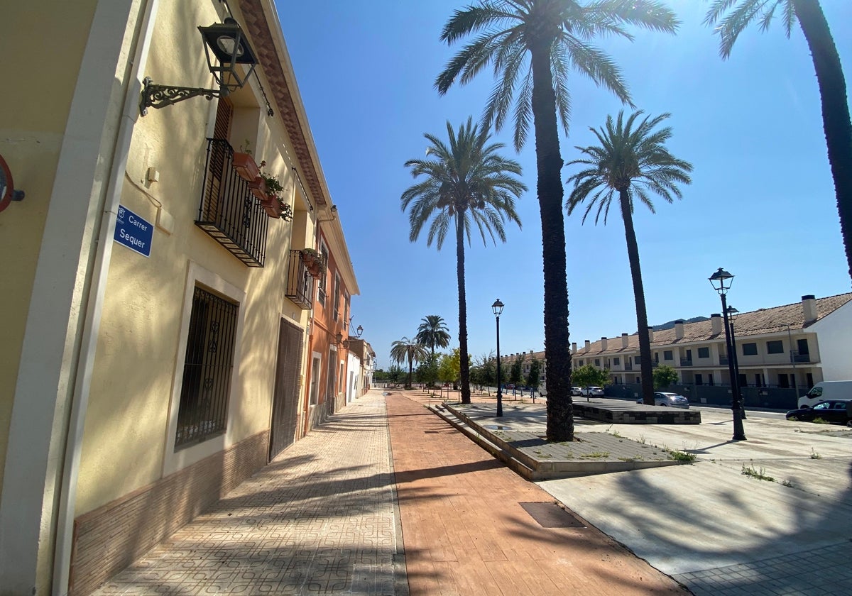 Una de las pedanías de Xàtiva.