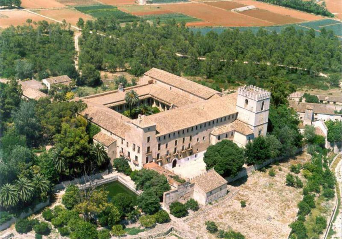 Monasterio de Sant Jeroni de Cotalba, en Alfauir, a unos minutos de Gandia.