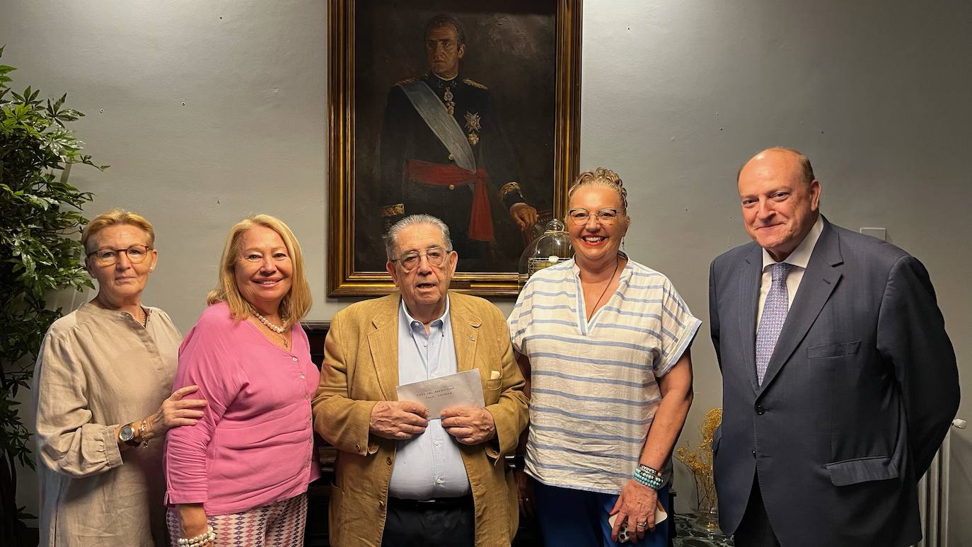 Carmen Espinosa, Mª Carmen Martínez, Manuel Sánchez Luengo, Isabel Cerveró y Julio Aguado.