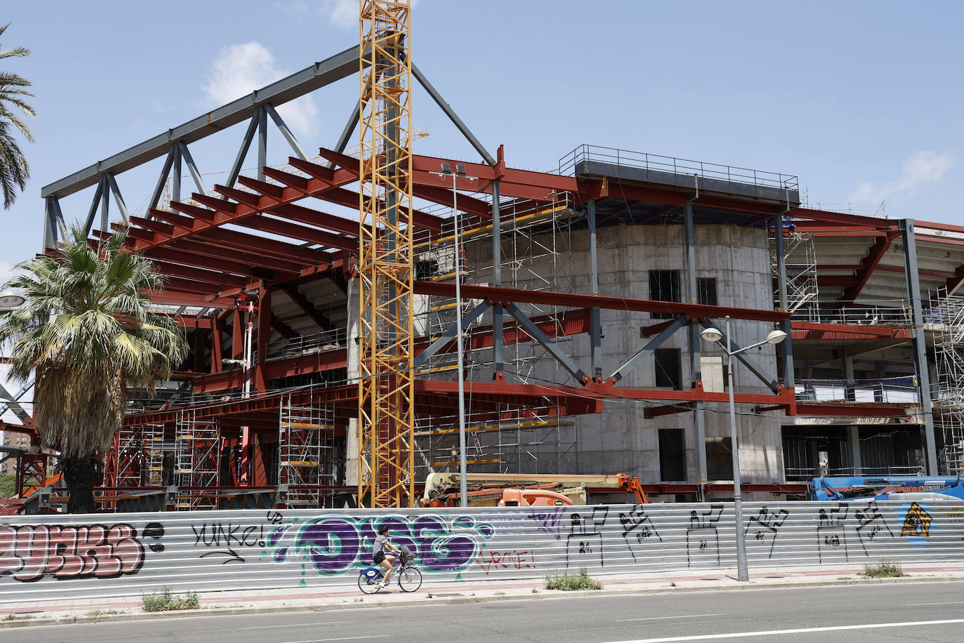 Así avanzan las obras del Roig Arena